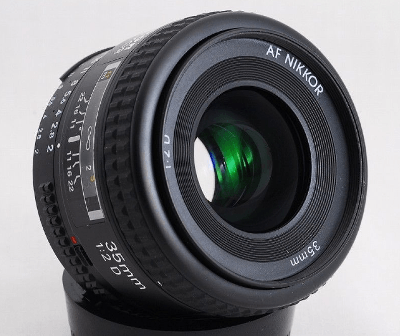 Nikon 35 mm f2 D lens main