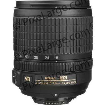 Nikon 18-105mm f3.3-5.4 ED VR lens barrel