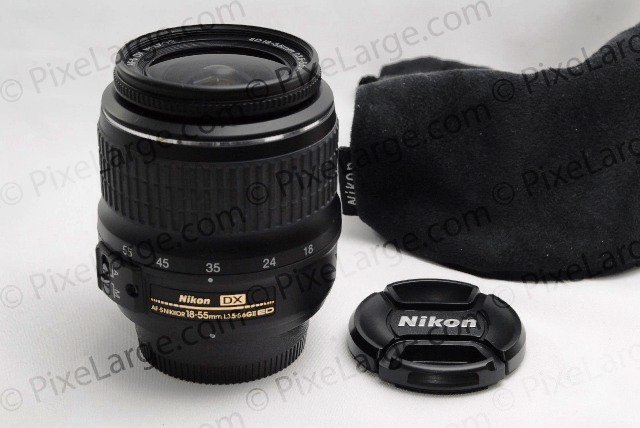 Nikon 18-55mm f3.5-5.6G ED II lens package