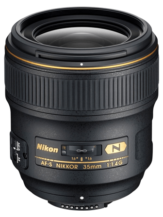 Nikon 35 mm f1.4 G lens main