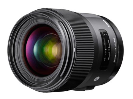 Sigma ART 35 mm f1.4 lens main