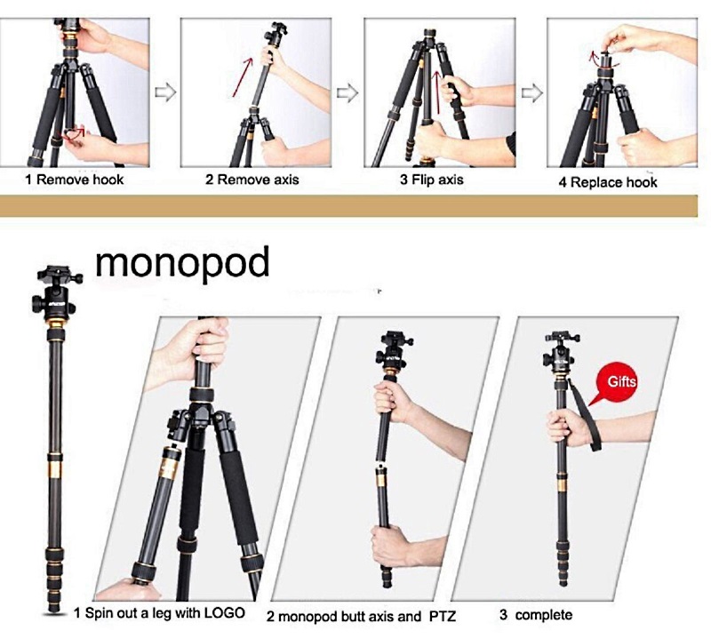 AFAITH Q-666C Tripod Monopod Kit review