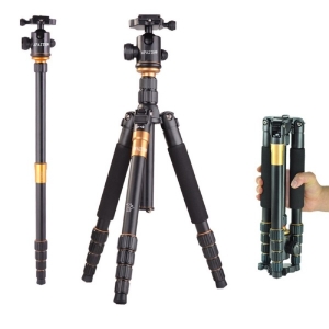 AFAITH Q-666C Tripod Review  Portable Carbon Fiber Tripod Monopod Kit