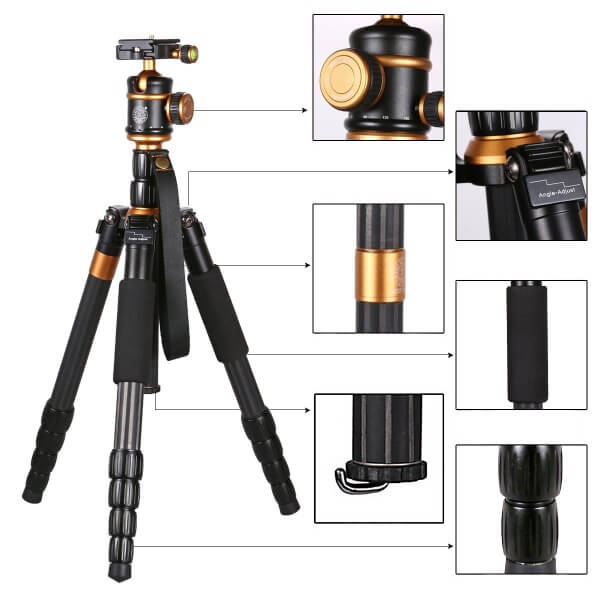 AFAITH Q-999C Tripod legs Review