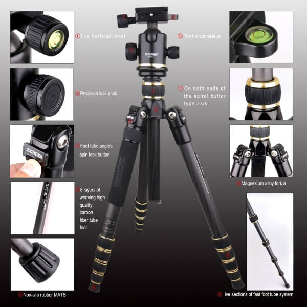 Zomei Z669c Tripod head Review