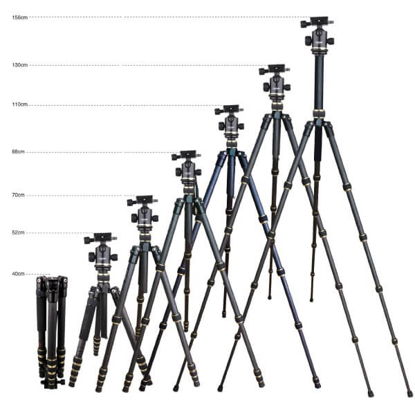 Zomei Z669c Tripod height Review